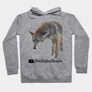 Coyote caught by both back paws Hoodie